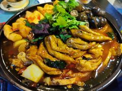 老表记鸳鸯螺丝鸭脚煲-老表记广西宵夜螺蛳鸭脚煲(西大店)