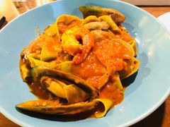 海鲜自制菠菜宽面-G+KITCHEN(龙湖狮山天街店)