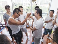黄淳梁之子黄匡中师傅来京交流-咏春拳学总会·一拳咏春(双井店)