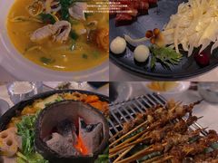 三年金钱火腿配大理手撕乳扇-泓0871臻选云南菜·味庄