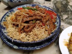 黑椒牛柳丝炒面-海王老记