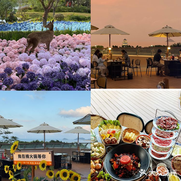 🌊🌸珠海楠火锅|边吃火锅边看(花)海!