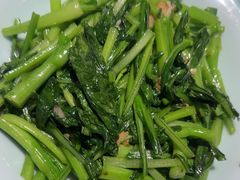 猪油渣炒菜心-秋色客家菜(流塘店)