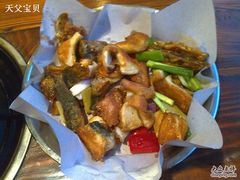 煎焗鱼头鱼腩-渔米粥(罗湖店)