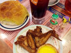 五香雞亦+酥皮蛋撻-金华冰厅