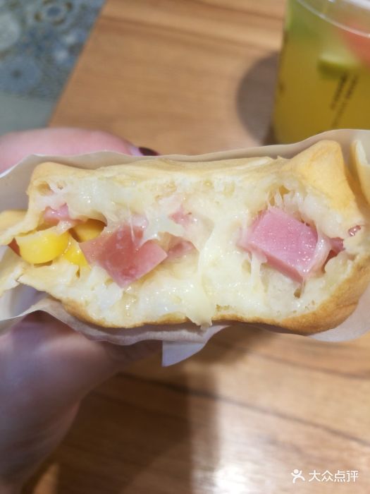 七七的车轮饼玉米火腿芝士图片