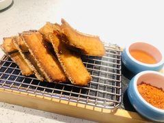 干炸带鱼-老头儿真传-老头儿油爆虾·1987杭州烟火味(湖滨银泰in77D区店)