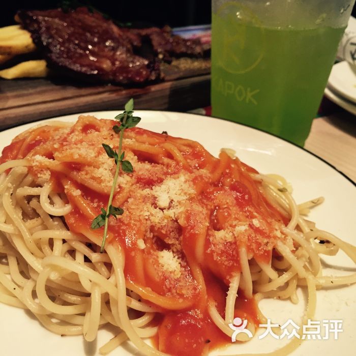 卡朋西餐(江南新地店)牛扒配意粉图片 - 第3518张