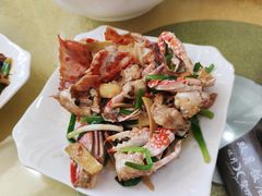 姜葱炒花蟹-双月饭店·20年老字号(新村店)