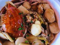 梭子蟹炒年糕-丰收渔港饭店(嵊泗店)