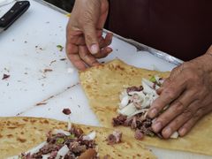 大饼卷肉-饶阳传统豆腐脑