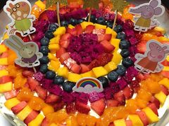 佩奇猪主题裸蛋糕-艾加柒克蛋糕茶歇甜品台(春熙路店)