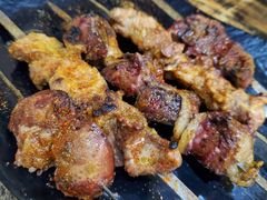 烤羊肉串-石榴花开餐厅