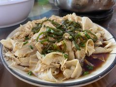 白灼腐竹-银峰农庄·特色烧鸡·鲜无花果浸鸡