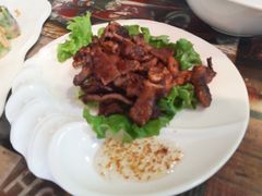 烤猪颈肉-玖月时尚泰式餐厅