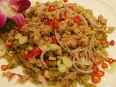 酸豆角炒肉碎-好彩海鲜火锅饭店(银河百老汇店)