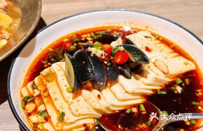 Spicy Century Egg and Tofu Salad