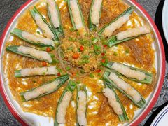 鲜虾酿秋葵-北平盛世·新京菜·北京烤鸭(劲松·双井店)