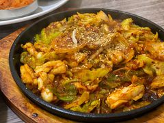 辣炒鱿鱼-全州豆芽汤饭
