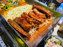 芝士肋排铁板拼盘-韩国大金刚烤肉·料理(印象城店)