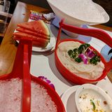 今天火锅吃撑了,超满足