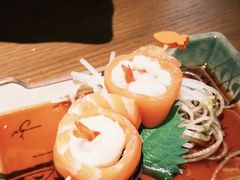 三文鱼荔枝甜虾卷-筱田の食堂·izakaya(淮海中路店)
