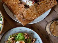 鸡蛋蘑菇熏肉荞麦可丽饼-RAC BAR(安福路店)