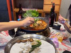 -疆巴焰·新疆羊肉串大王·暖身羊肉煲(雅宝新城店)