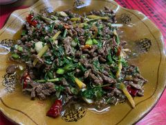 佐料炒牛肉-傣泐金湾餐厅