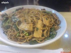 腰花炒面-大明寺素食坊(扬子江中路店)