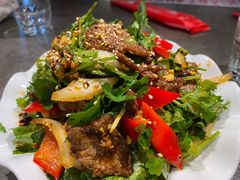香菜牛肉-小胖私厨状元宴·东北私房菜馆