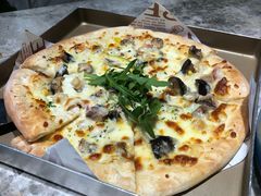 烟熏布拉格火腿菌菇披萨-Gray Whale 灰鲸餐厅(北美N1店)