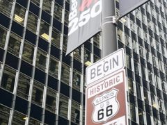 -66号公路起点牌