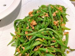 虾酱扁豆丝-船歌·鱼水饺青岛菜(太阳宫凯德MALL店)