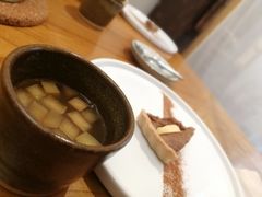 苹果开心派配肉桂茶-天水蔬食料理(树德之光店)