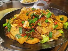 干锅土豆片-肘子酥(后台2号路店)