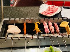 -長壹旋转烤吧 农家鸡火锅