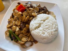 蘑菇牛肉饭-金利茶餐厅(中船汇店)