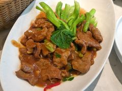 芥蓝沙茶牛肉-潮州府·潮菜·砂锅粥(徐家汇店)
