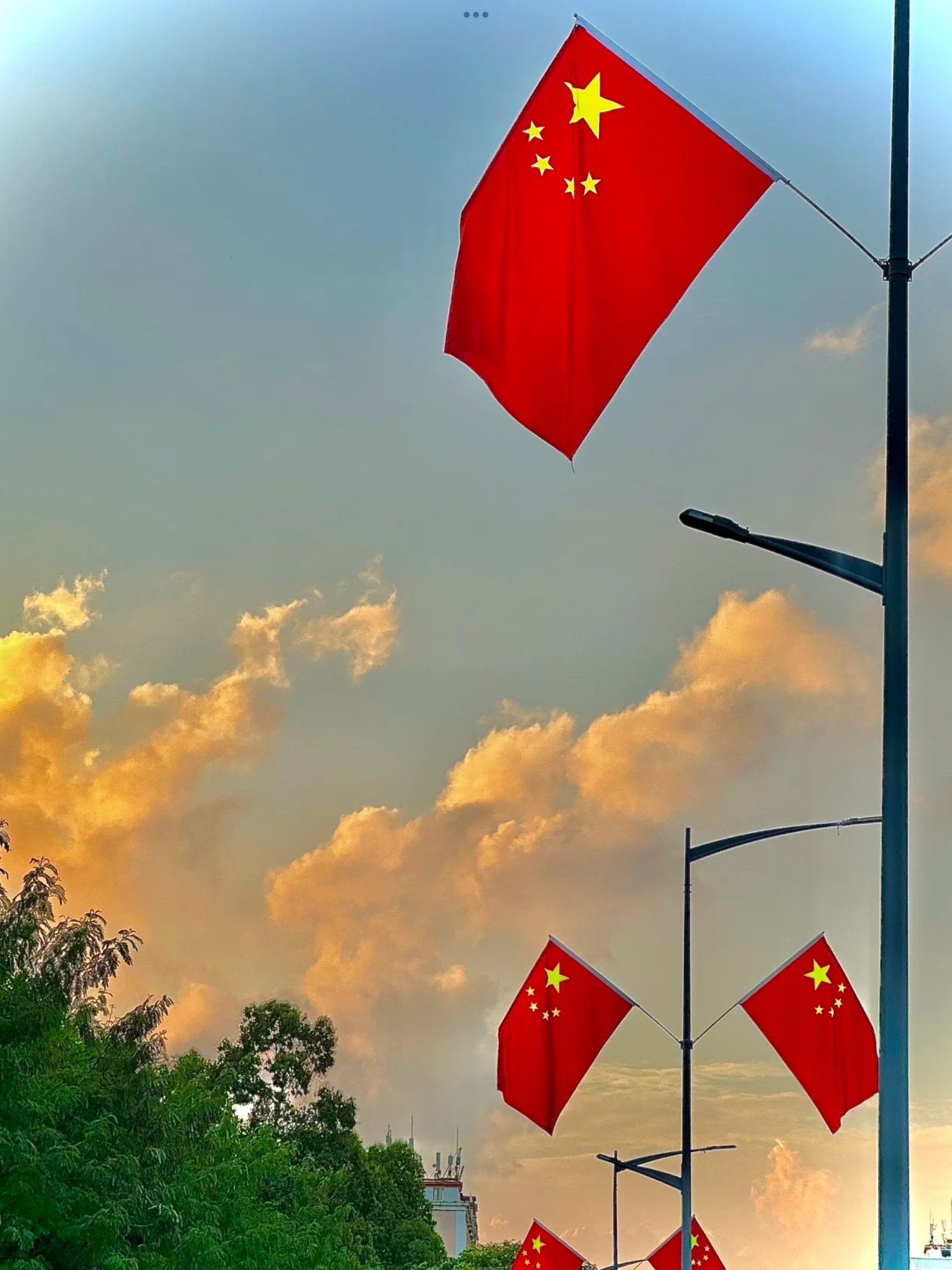 国旗下的风景,美不胜收✨