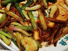 葱姜炒鱼杂-淘米捞·米汤脆鲩鱼火锅(福田皇岗店)