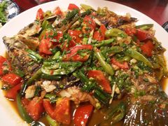 遇龙河剑骨鱼—阳朔特色啤酒鱼-生态苑农庄(十里画廊遇龙河店)