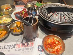 -草家酱蟹炭火烤肉店(珲春南路一店)