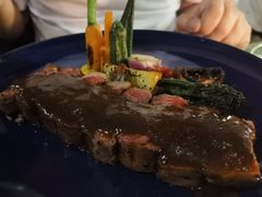 澳洲M7西冷牛排-花·fleur古董西餐厅(西城夜未央店)