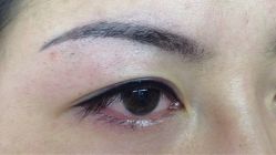 飘眉加眼线-平萍纹绣韩式半永久定妆