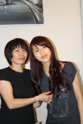 lisa和刚刚做好头发的美眉....-雅仕 HAIR SALON 美发沙龙