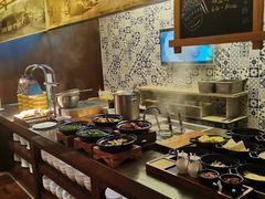 自助取餐区-杭州雅谷泉山庄酒店-餐厅