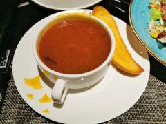 罗宋汤配奶香片-半秋山西餐厅(巴南万达广场店)