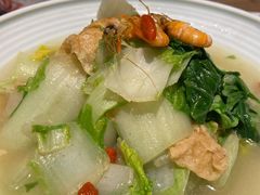 邬山腐皮杭白菜-老头儿油爆虾(胜利河美食街店)