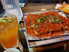 铁板包浆豆腐-绿茶餐厅(朝阳大悦城店)